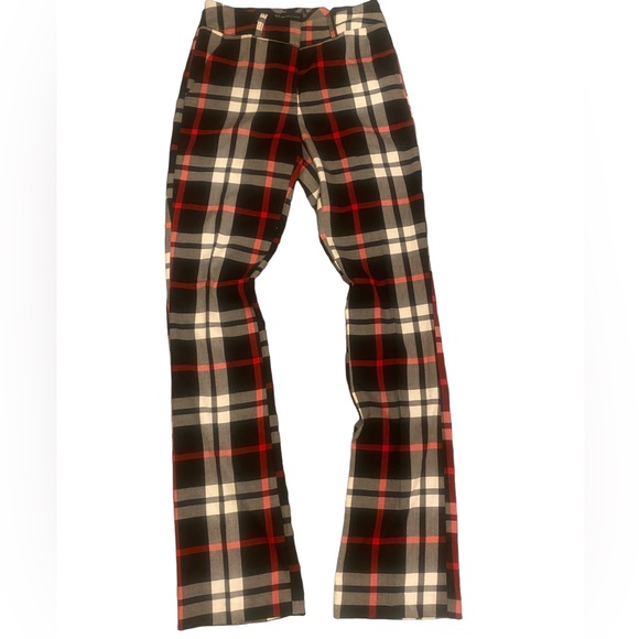 New York & Company Pants - Holiday party plaid dress pants size 0-Long 28x35 fits more like size 6 NWT